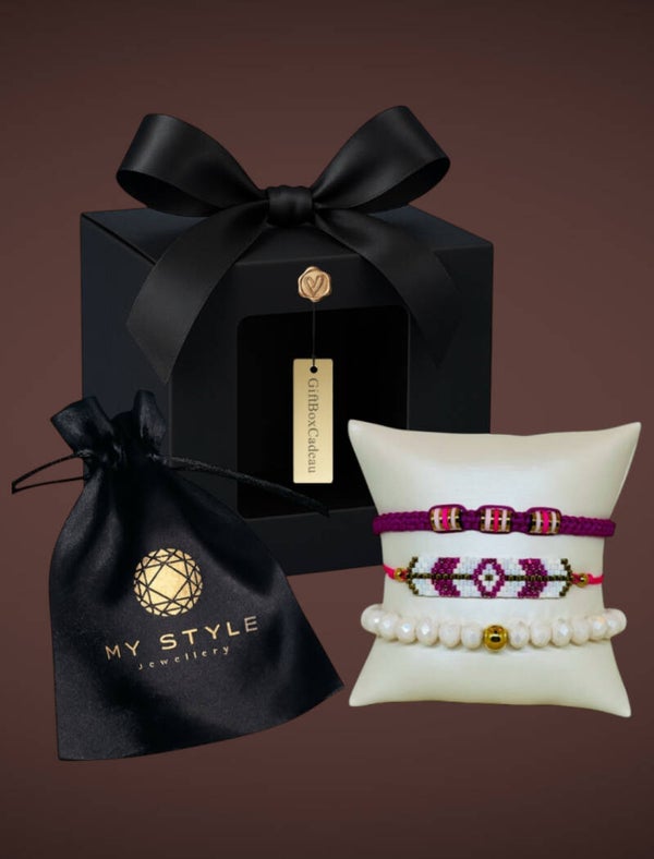 Armbanden giftset Pink Elegance