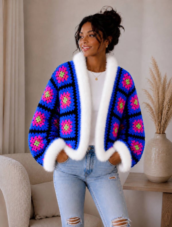 Boho Soulfire Crochet Jacket