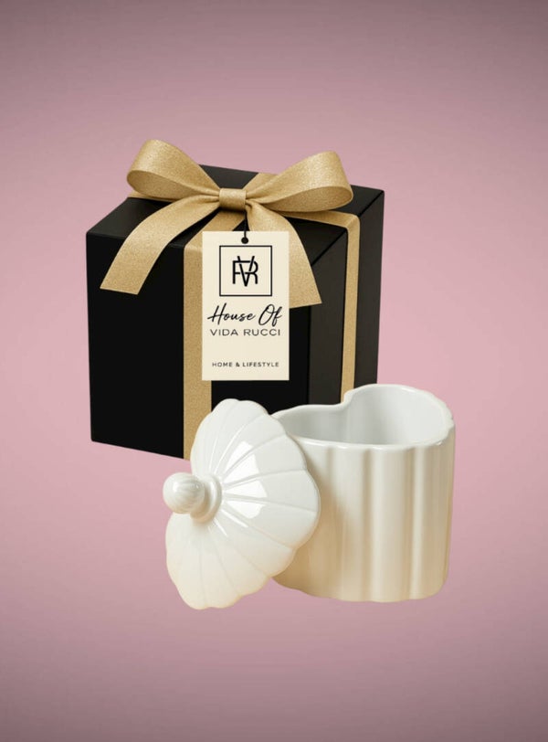 LA JOLIE COEUR Ivory Elegance sieradenpotje giftset