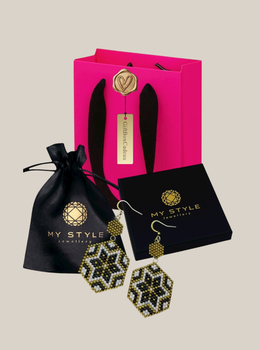 Statement Oorbellen Giftset Golden Star