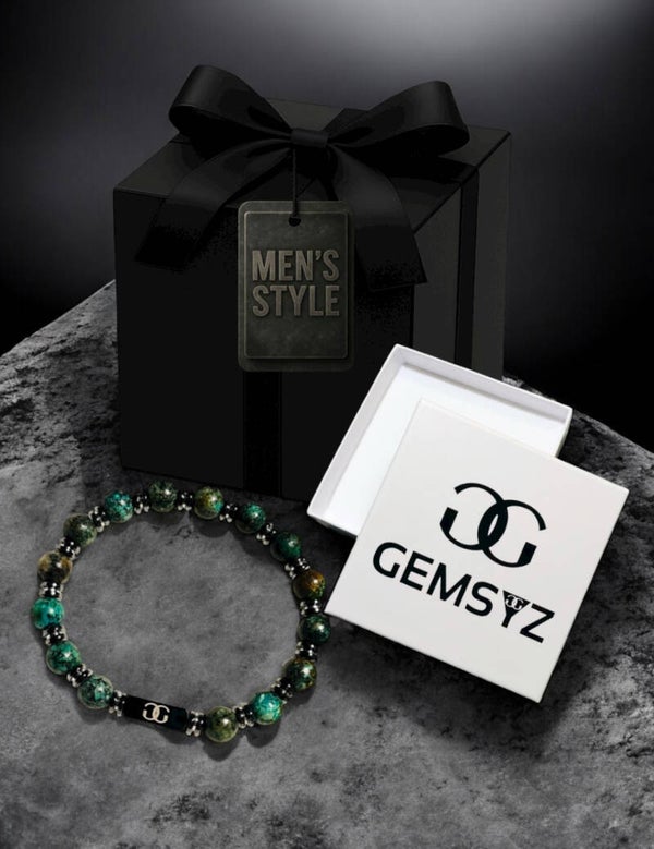 Herenarmband Giftset African Turquoise