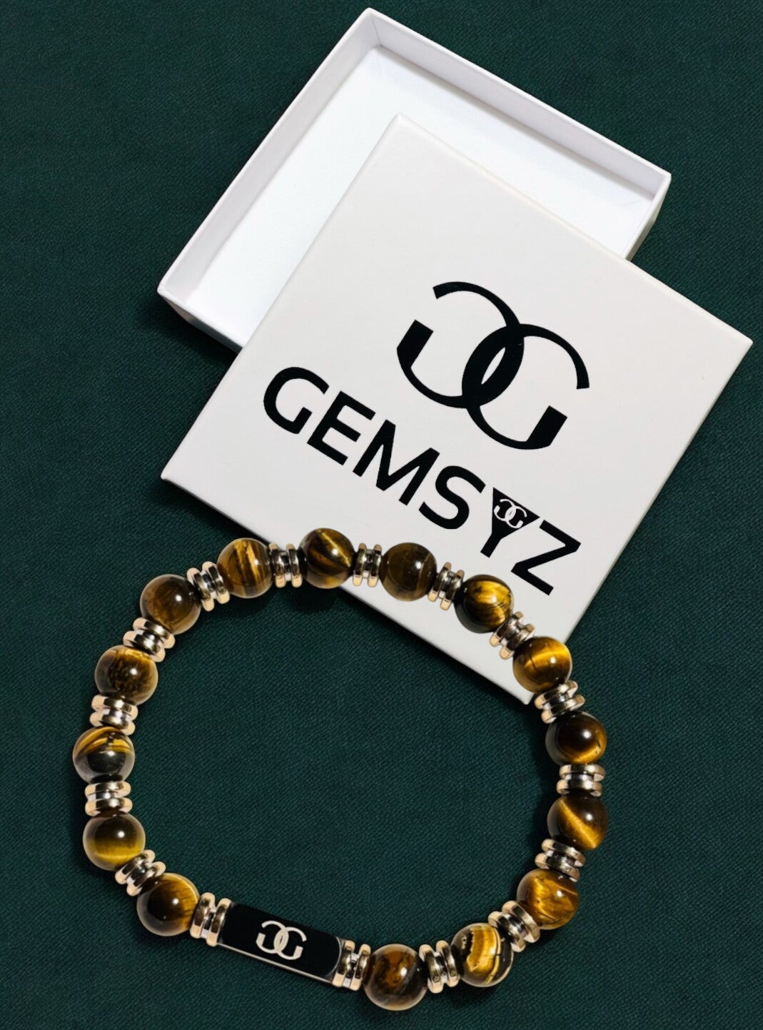 Tiger-eye Natuursteen armband 8 mm