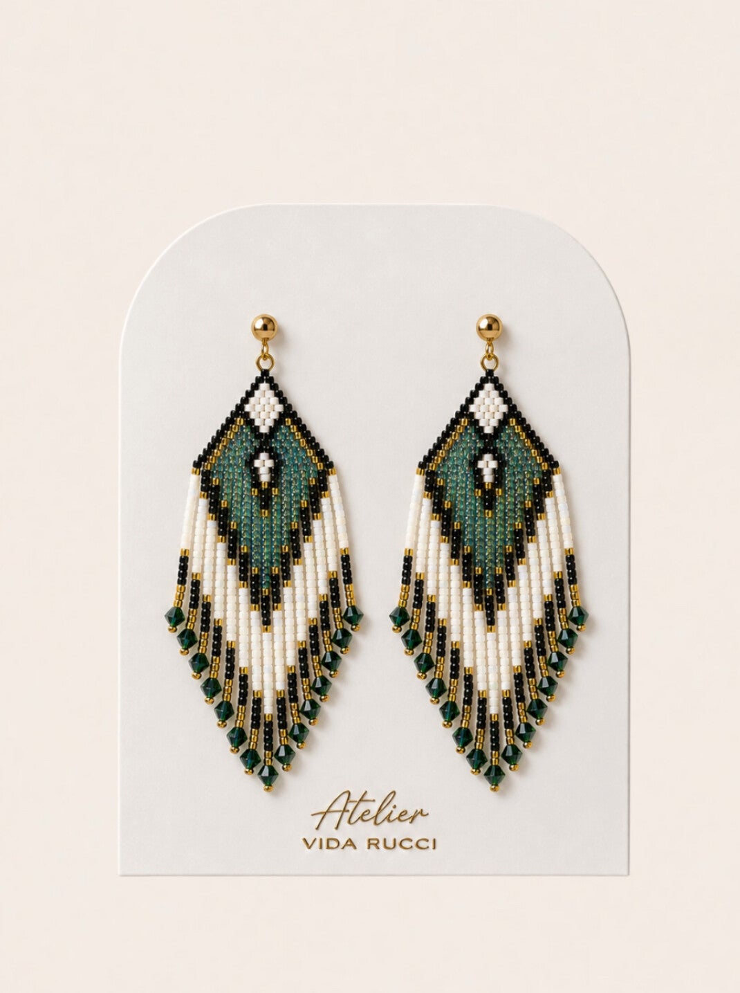 Mystic Emerald Earrings