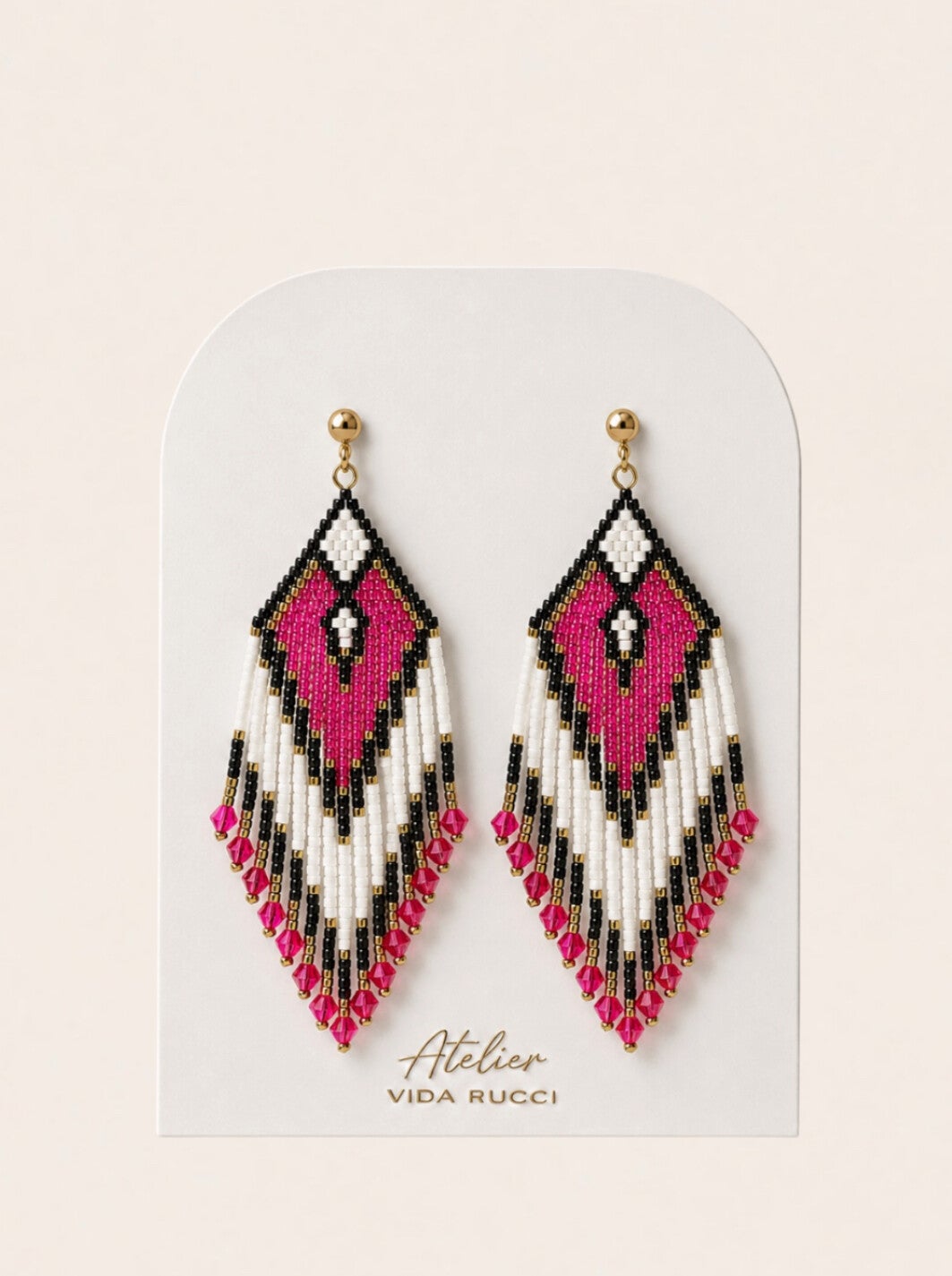 Mystic Rosa Earrings