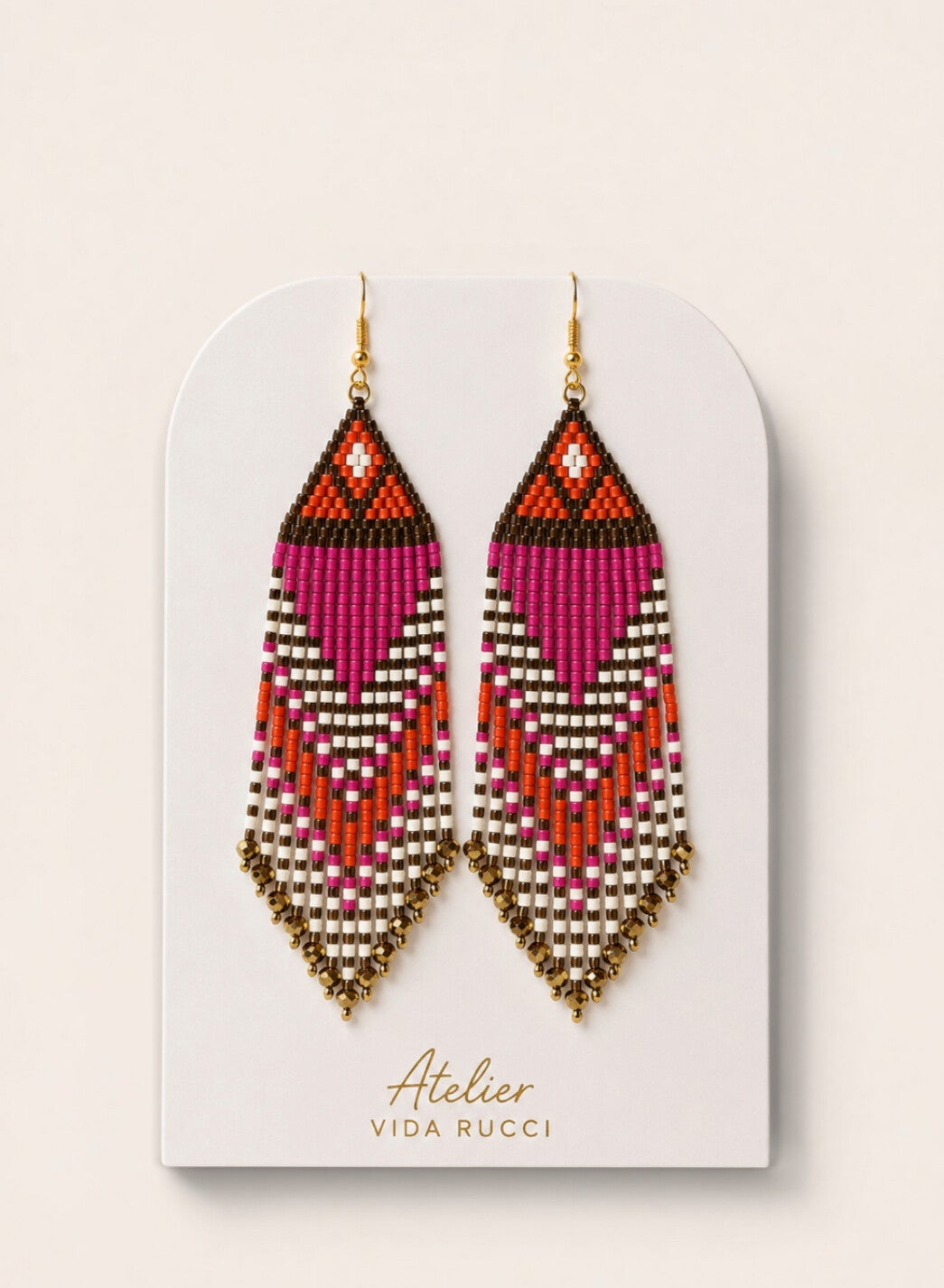 Pink Sunset Earrings