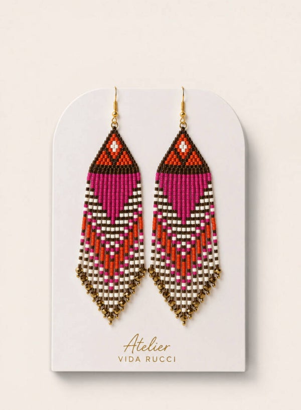 Pink Sunset Earrings