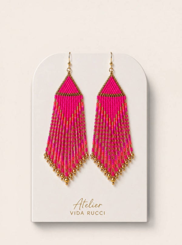 Free Spirit Hot Pink Earrings