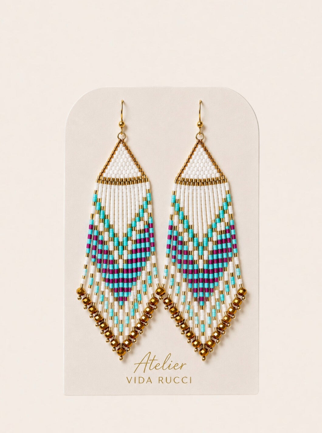 Ibiza Breeze Fringe Earrings