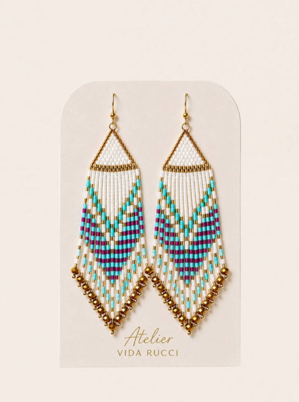 Ibiza Breeze Fringe Earrings