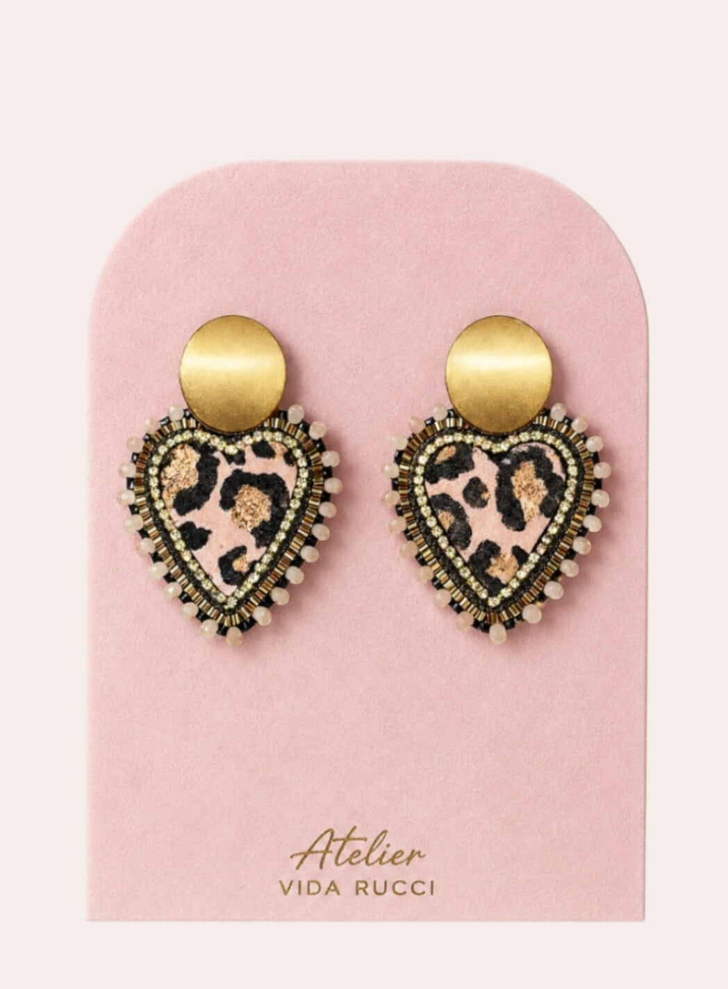 Leopard Golden Glam Earrings