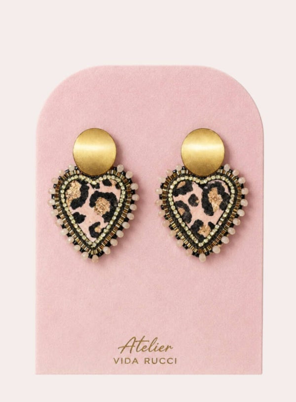 Leopard Golden Glam Earrings