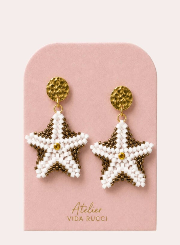 Pearl Starfish Earrings