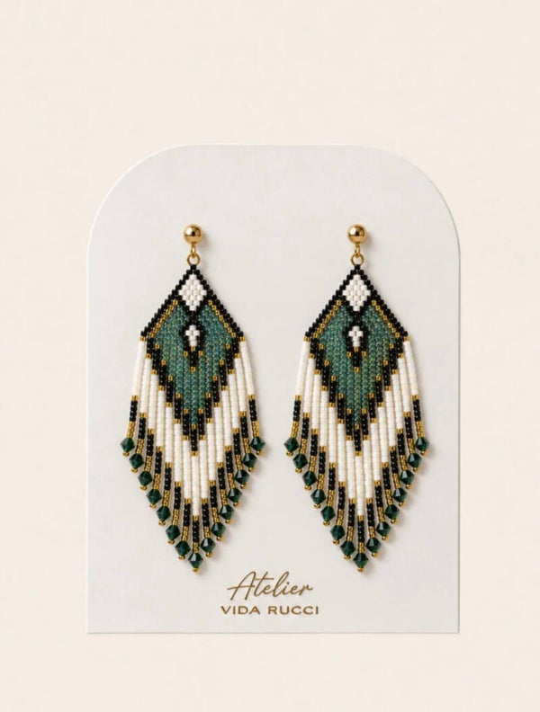 Mystic Emerald Earrings