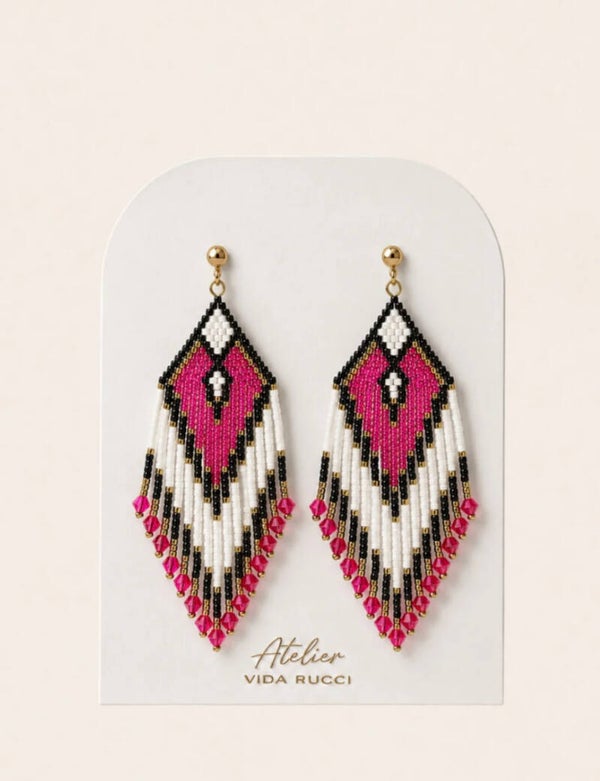 Mystic Rosa Earrings