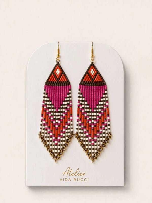Pink Sunset Earrings