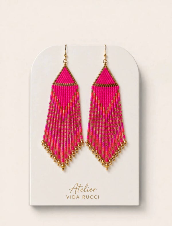 Free Spirit Hot Pink Earrings