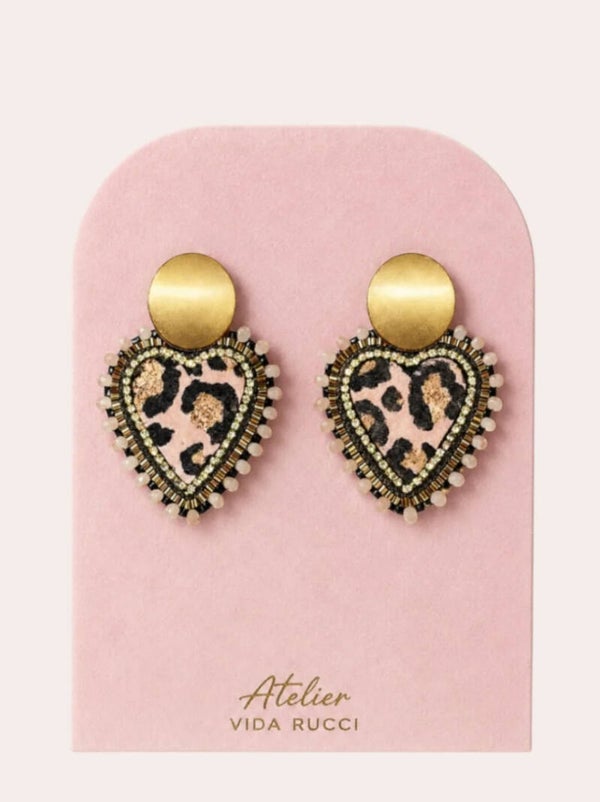 Leopard Golden Glam Earrings