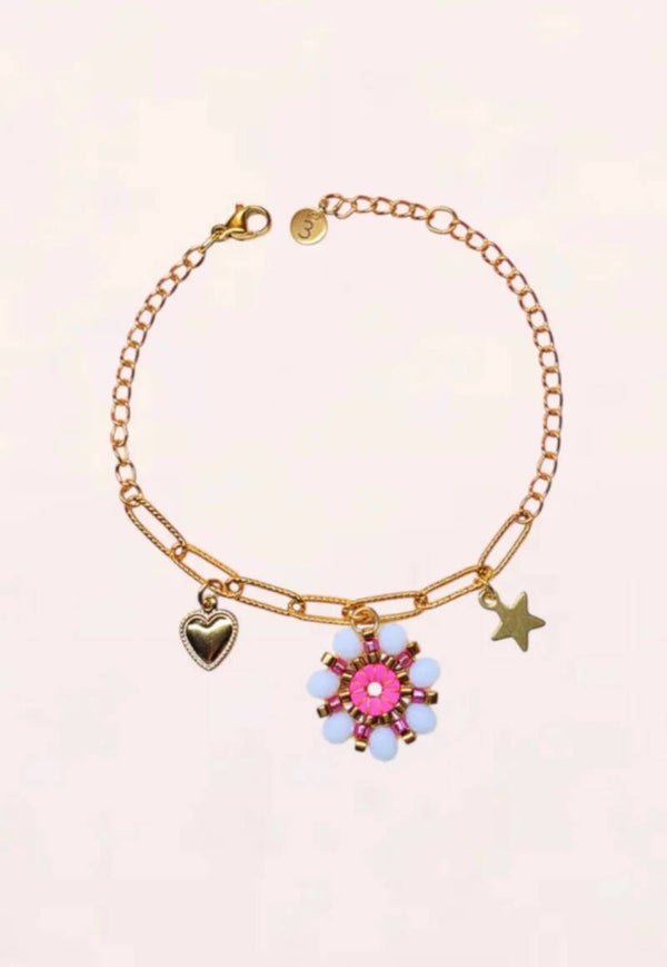 Charm Bracelet Fiora Blanco