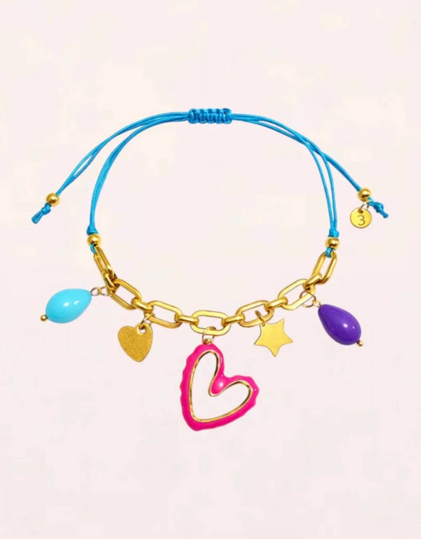 Charm Bracelet Azura Amour