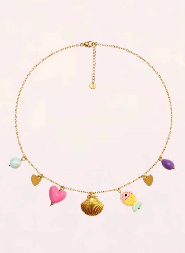 Isla Marina Charm Necklace