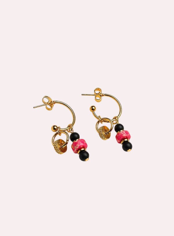 Pink Charm Oorbellen