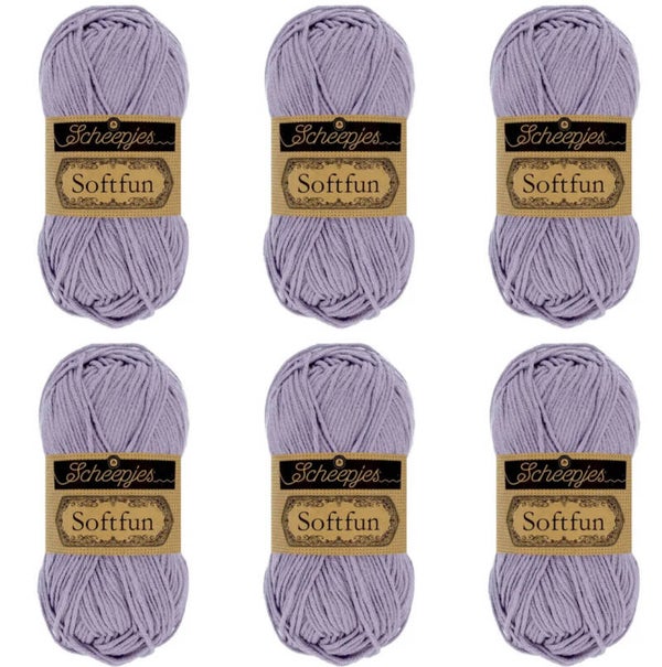 Scheepjes Softfun 2619 Periwinkle 6x50g