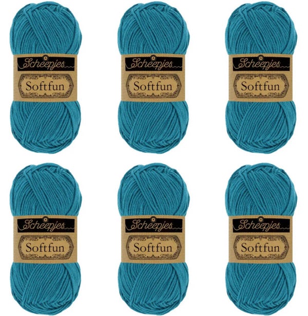Scheepjes Softfun 2649 Peacock 6x50g