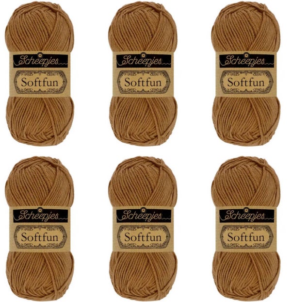 Scheepjes Softfun 2633 Tawny 6x50g