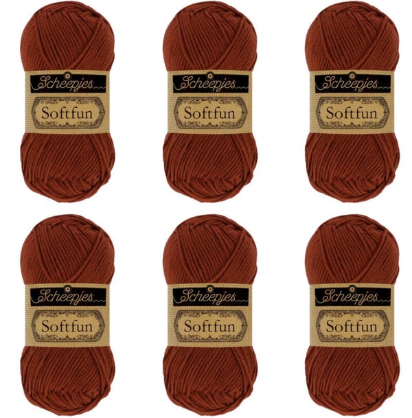 Scheepjes Softfun 2650 Rust 6x50g