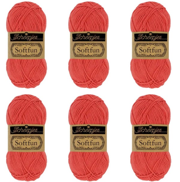 Scheepjes Softfun 2449 Salmon 6x50g