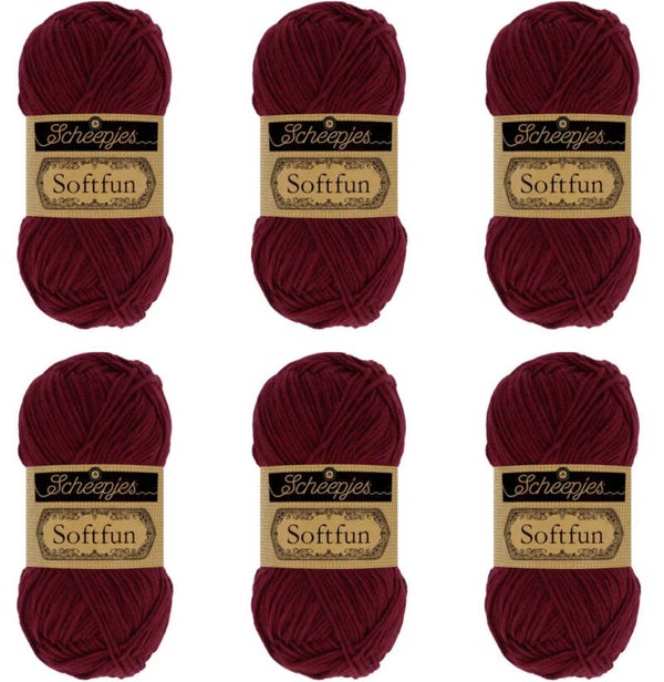 Scheepjes Softfun 2637 Mahogany 6x50g