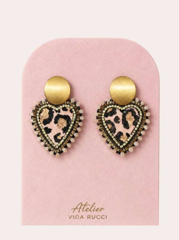 Leopard Golden Glam Earrings