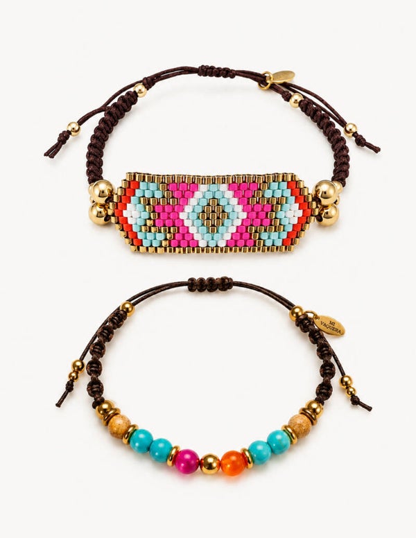 Armbandenset Rodeo Wild Rose 2 delig