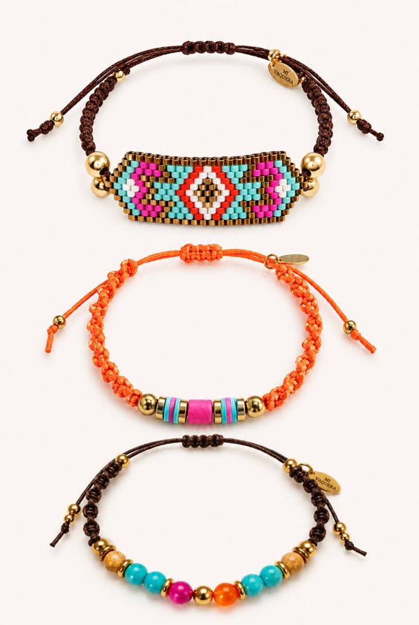 Armbandenset Rodeo Sunset 3 delig