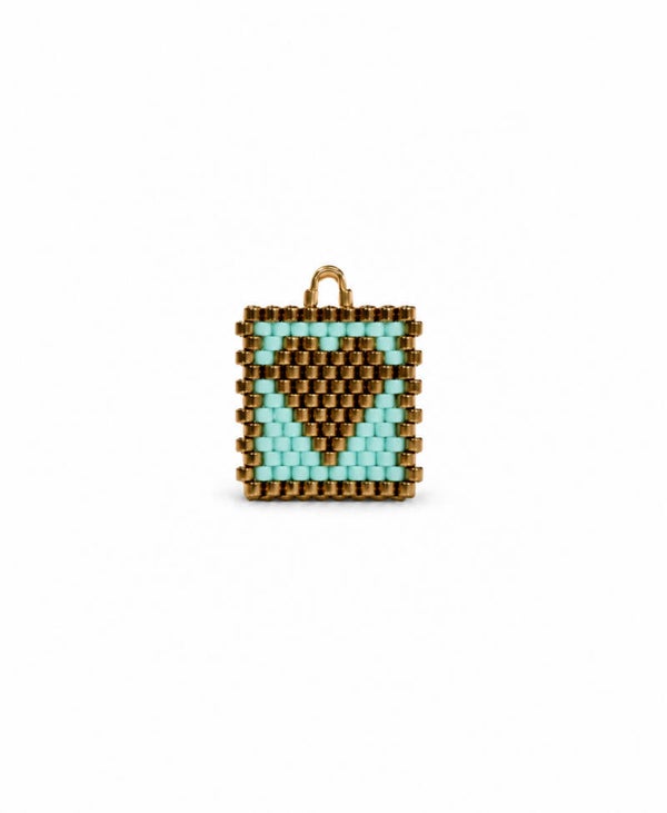 Miyuki bedel Hart – Turquoise Goud