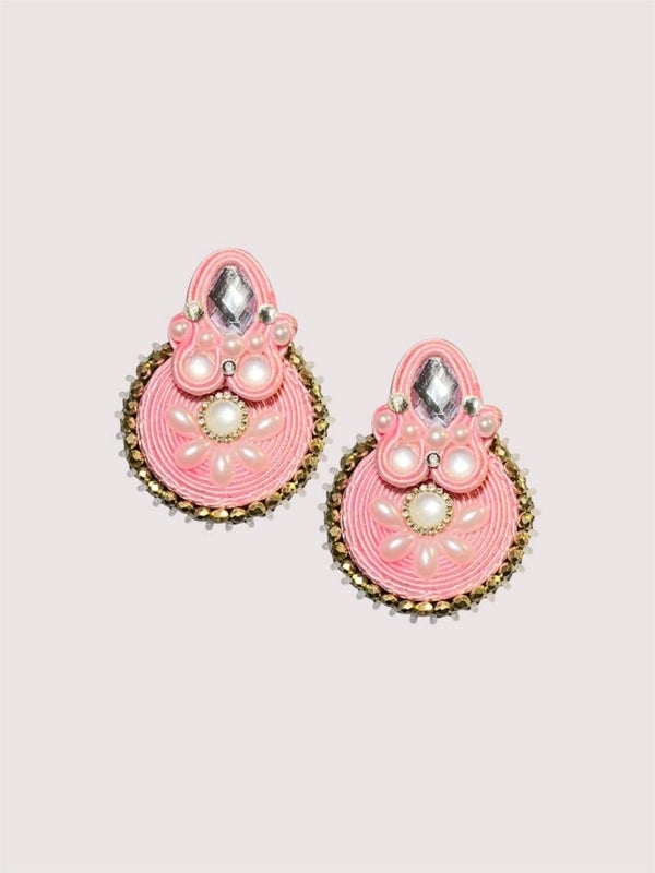Statement oorbellen Blush bloom elegance