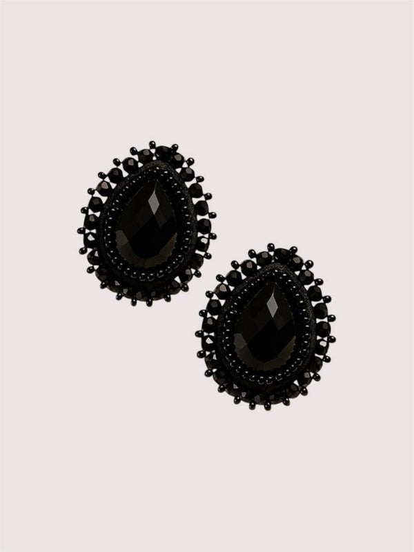 Statement oorbellen giftset Onyx bloom