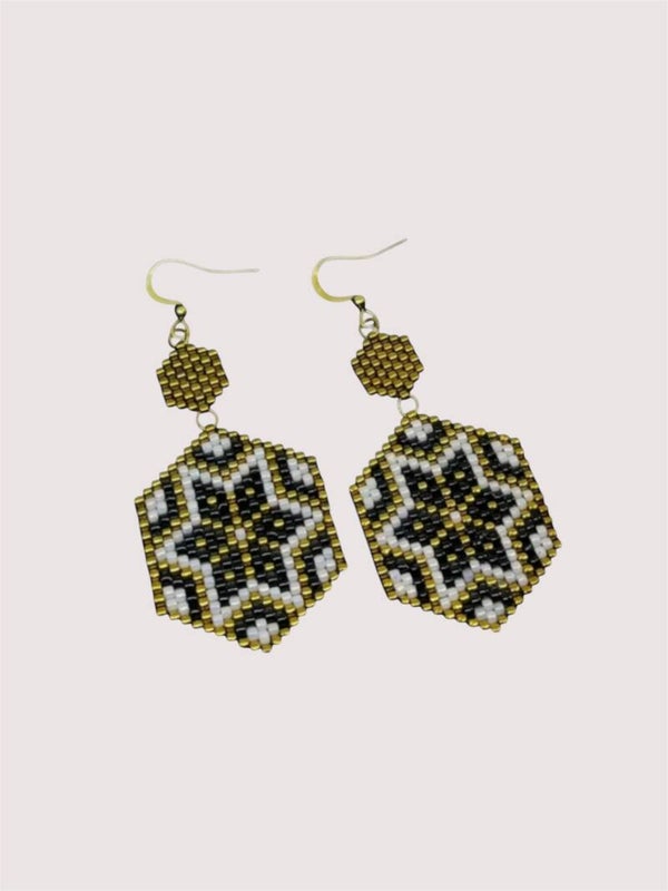 Noir Star Statement Earrings