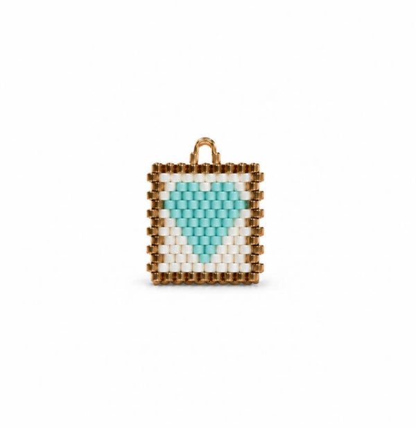 Miyuki bedel Hart – Wit Turquoise