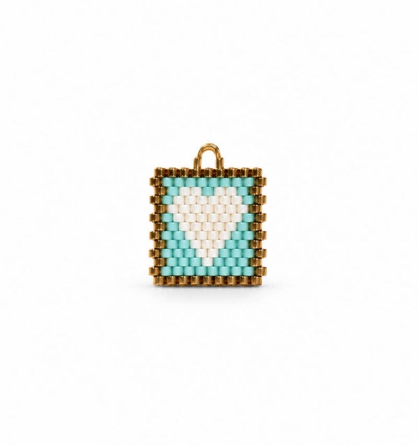 Miyuki bedel Hart – Turquoise wit
