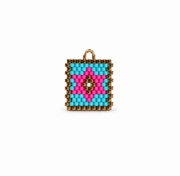 Miyuki bedel Ster – Turquoise fuchsia