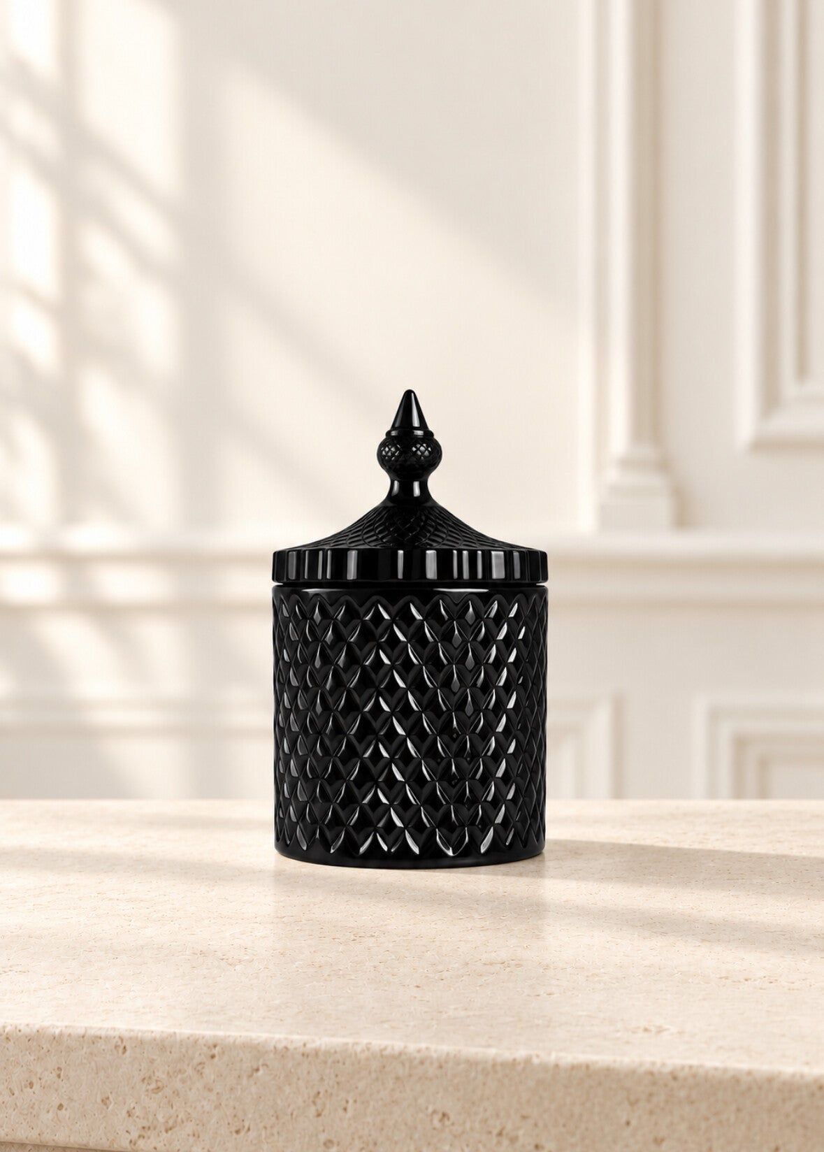 Jewellery Jar Bella Di Roma Nero Chic