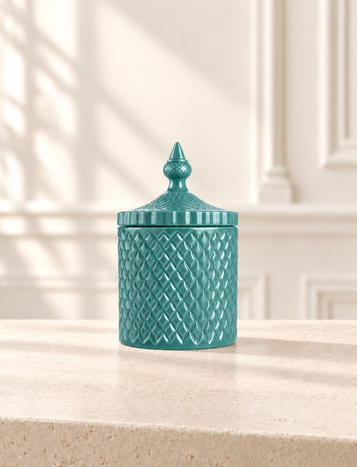 Jewellery Jar Bella Di Roma Jade Royale