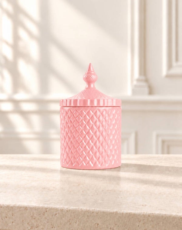 Jewellery Jar Bella Di Roma Pink Blossom