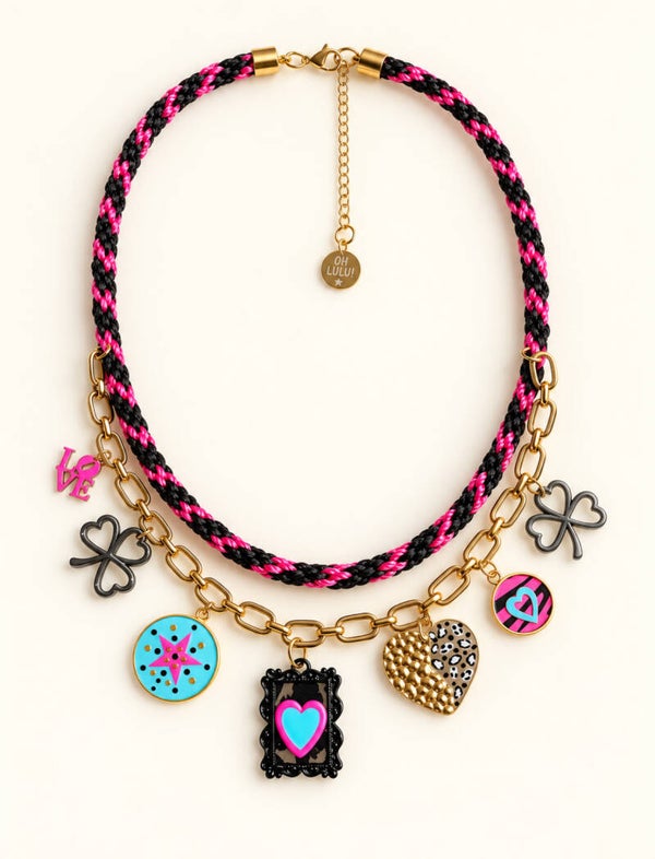 Statement ketting Amora