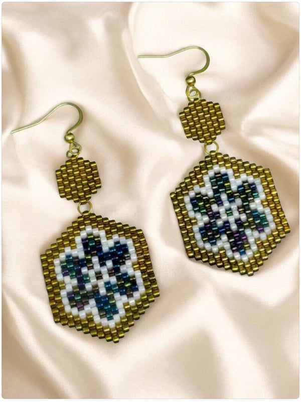 Statement oorbellen floral flower radiance