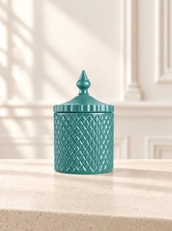 Jewellery Jar Bella Di Roma Jade Royale