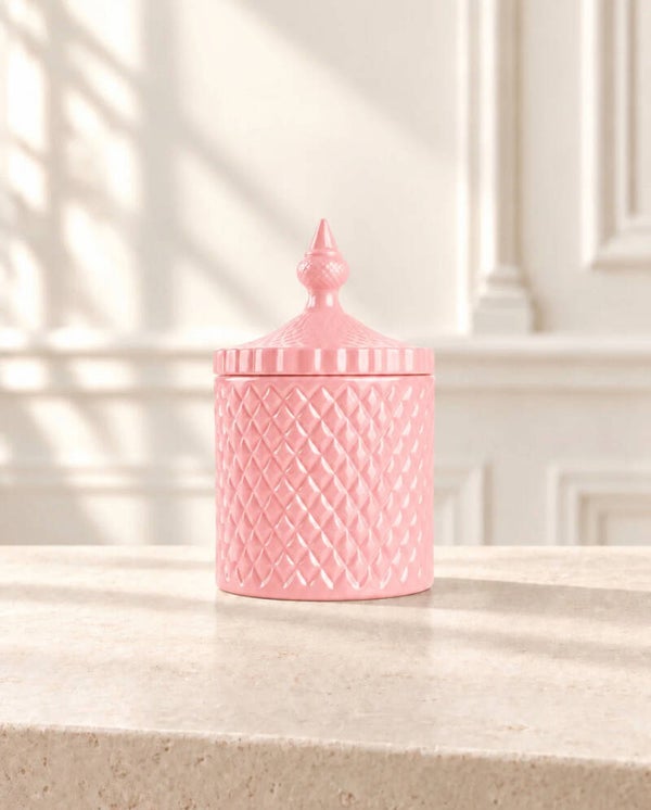 Jewellery Jar Bella Di Roma Pink Blossom
