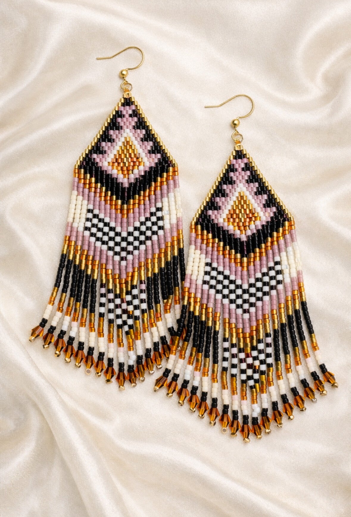 Franje Oorbellen Bohemian Aztec