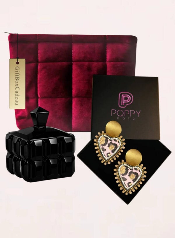 Statement Oorbellen Giftset Leopard Glam Hearts